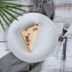 Durable Porcelain 6-Piece Dessert Plate Set, Elegant White Serving Plates (6-inch dessert plates)