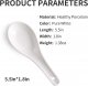 Ceramic Soup Spoons, Asian Ramen Spoons Set of 12 Proper for Miso Wonton Ramen Dumpling Macaron Dishwasher & Oven Safe