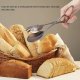 Stainless Steel Food Serving Small Tongs,Kitchen Utensils Multi Functional Clamp Non Slip Cooking Baking Bread Food Clip,Vintage Metal Food Tong (Red Copper Plating)